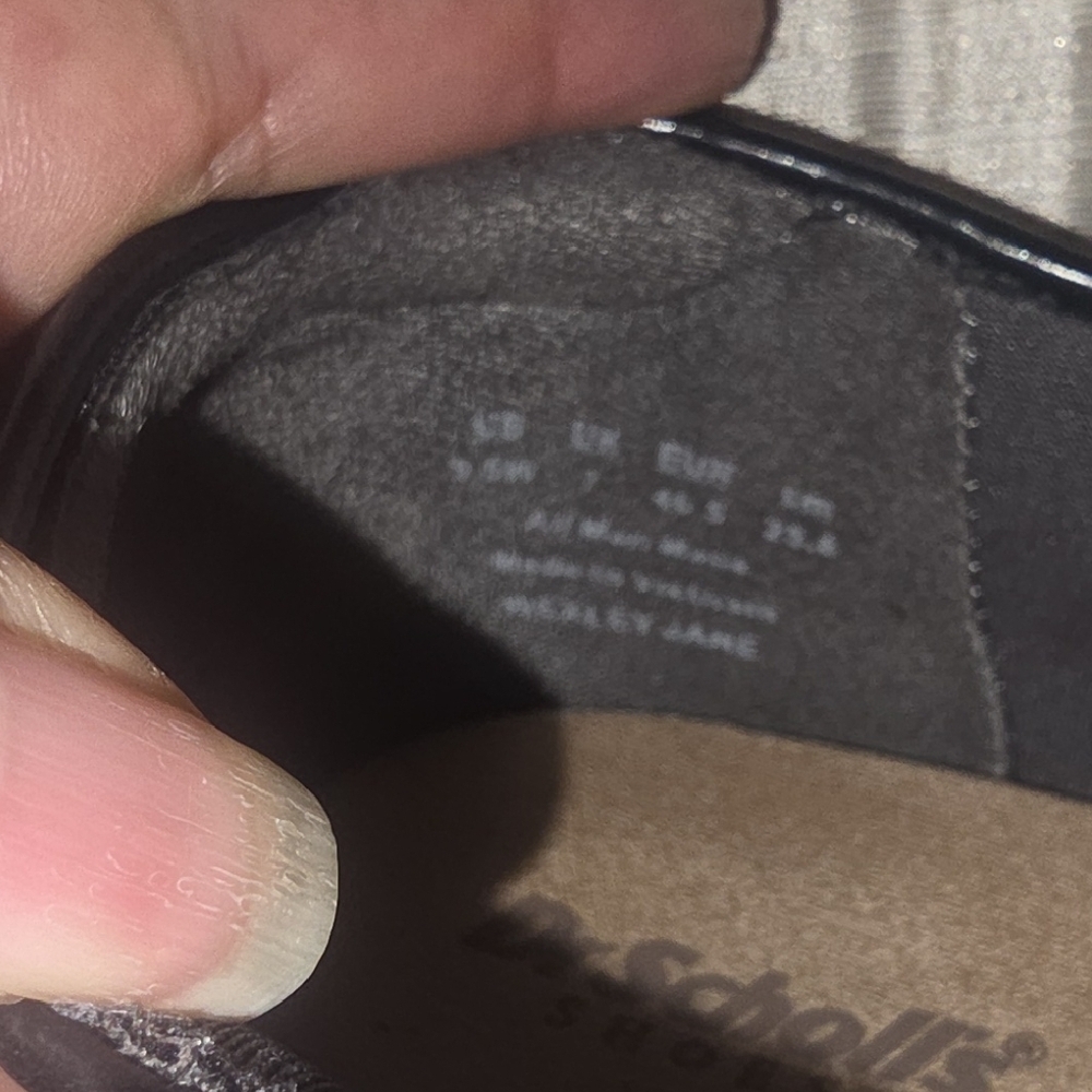 Dr. Scholl's Wexley Jane Classic Black Flats with Strap Size 9.5 Wide - Picture 16 of 16
